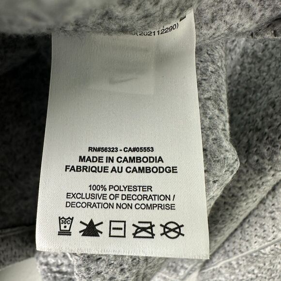 Nike Forward Tech Pack DQ7908-077 Therma-Fit Grey Crop Long Sleeve Large NEW - Picture 6 of 11